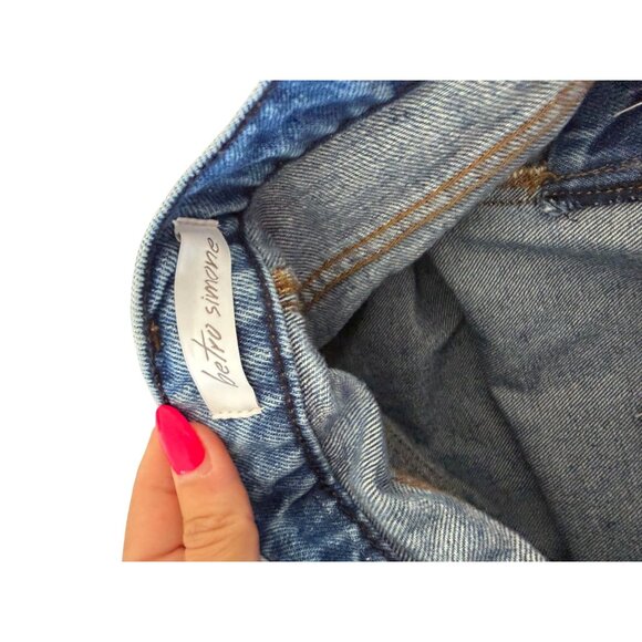 BETRO SIMONE Light Wash 100% Cotton Button Fly Jeans Size 28 - Picture 3 of 10